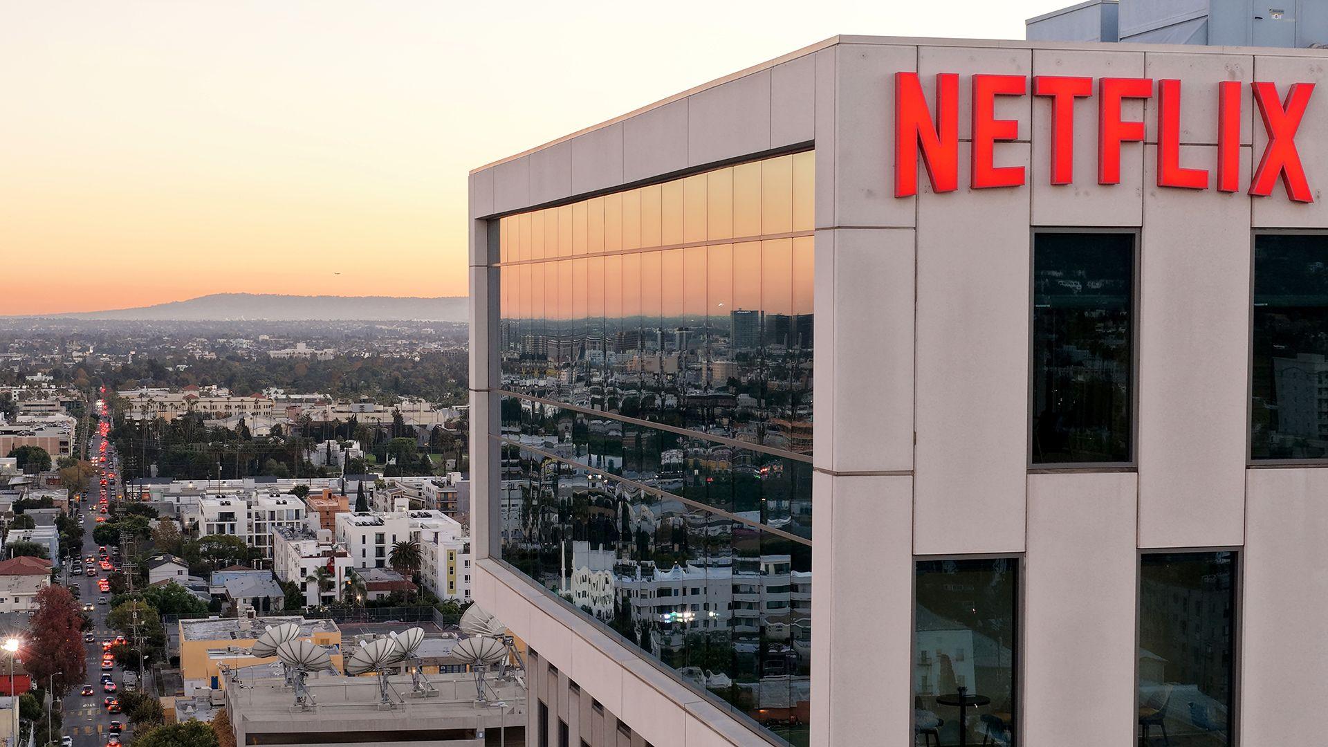 Netflix building in Los Angeles