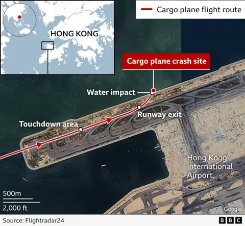 Tragic Incident at Hong Kong International Airport: Cargo Plane Skids into Sea