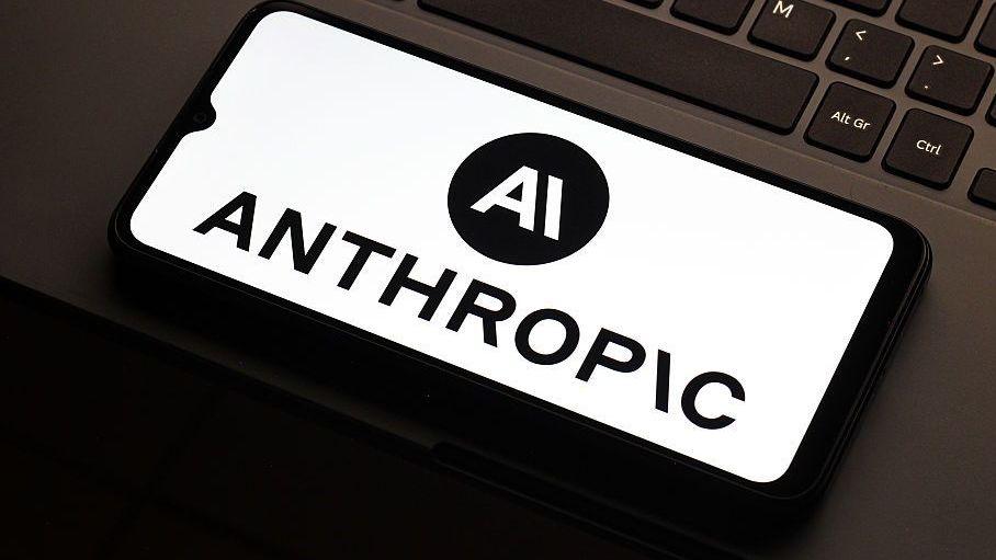 Anthropic logo on a smartphone
