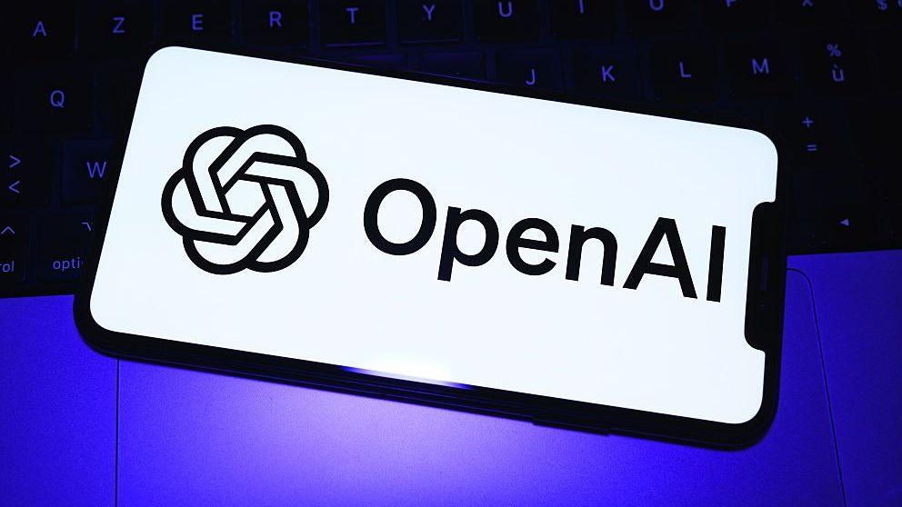 OpenAI logo on white background