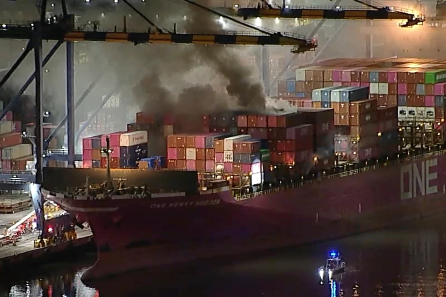 Fire Erupts Aboard Container Ship in Los Angeles: Community Alert Issued