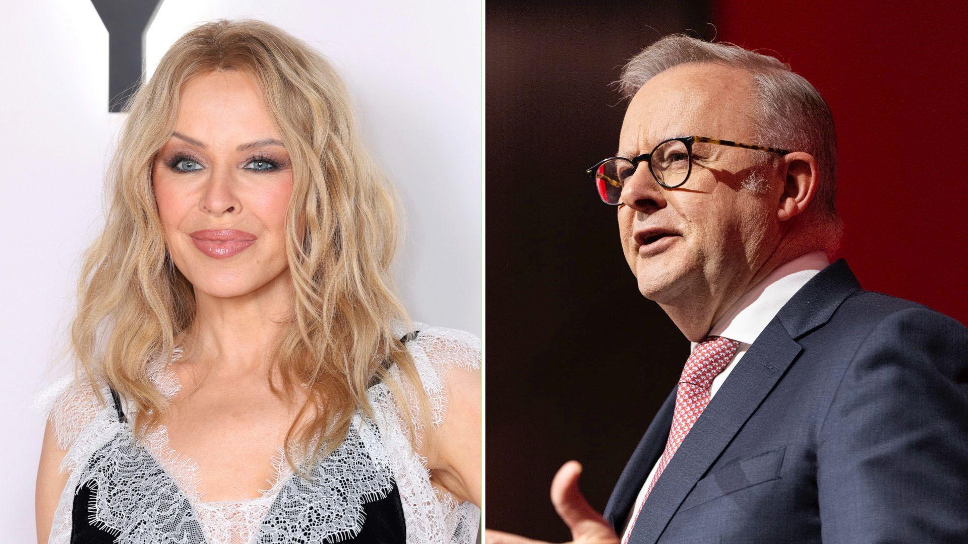 Prime Minister Albanese Apologises After Comment on Kylie Minogue