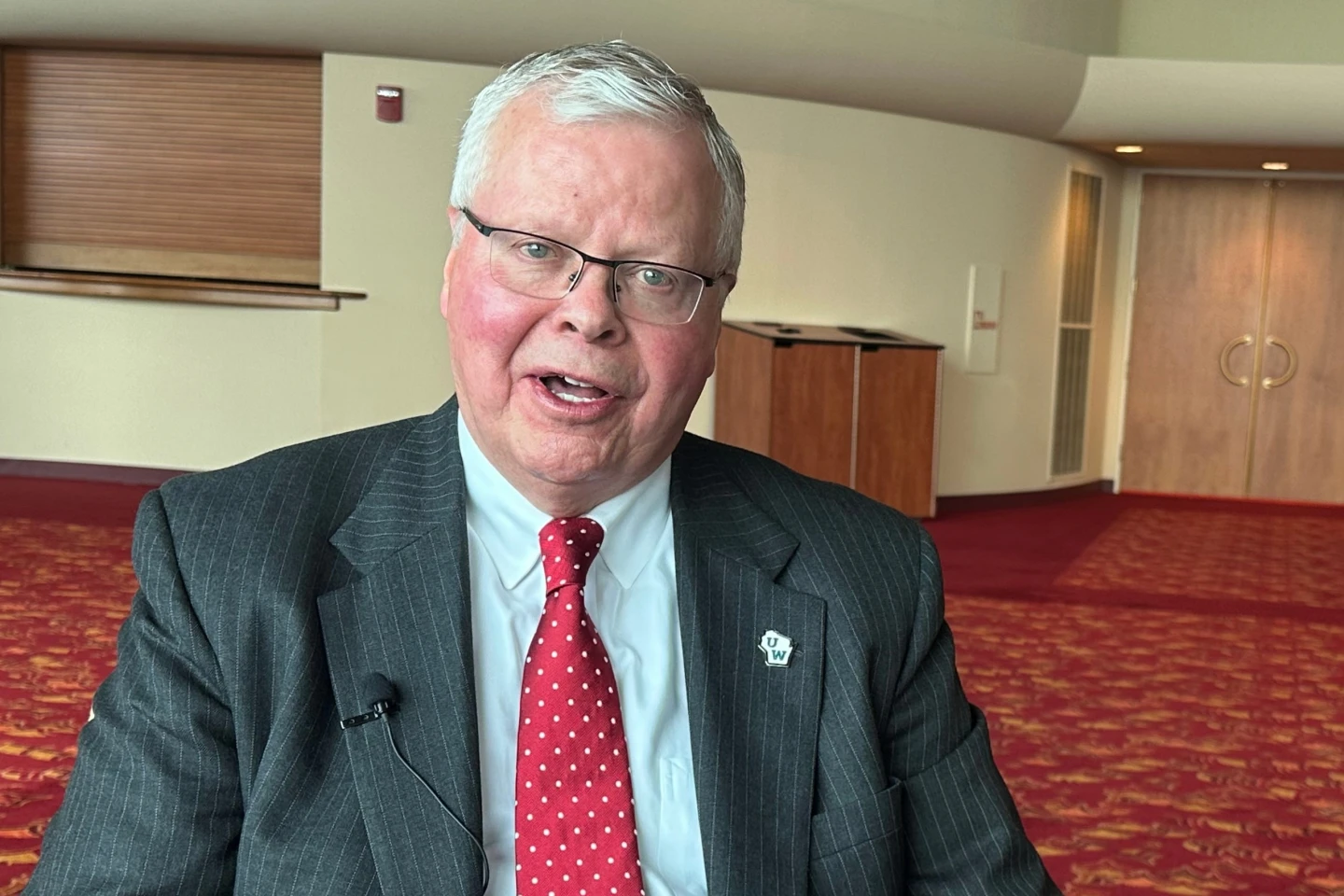 Fired Wisconsin University President Jay Rothman Reacts to Ouster