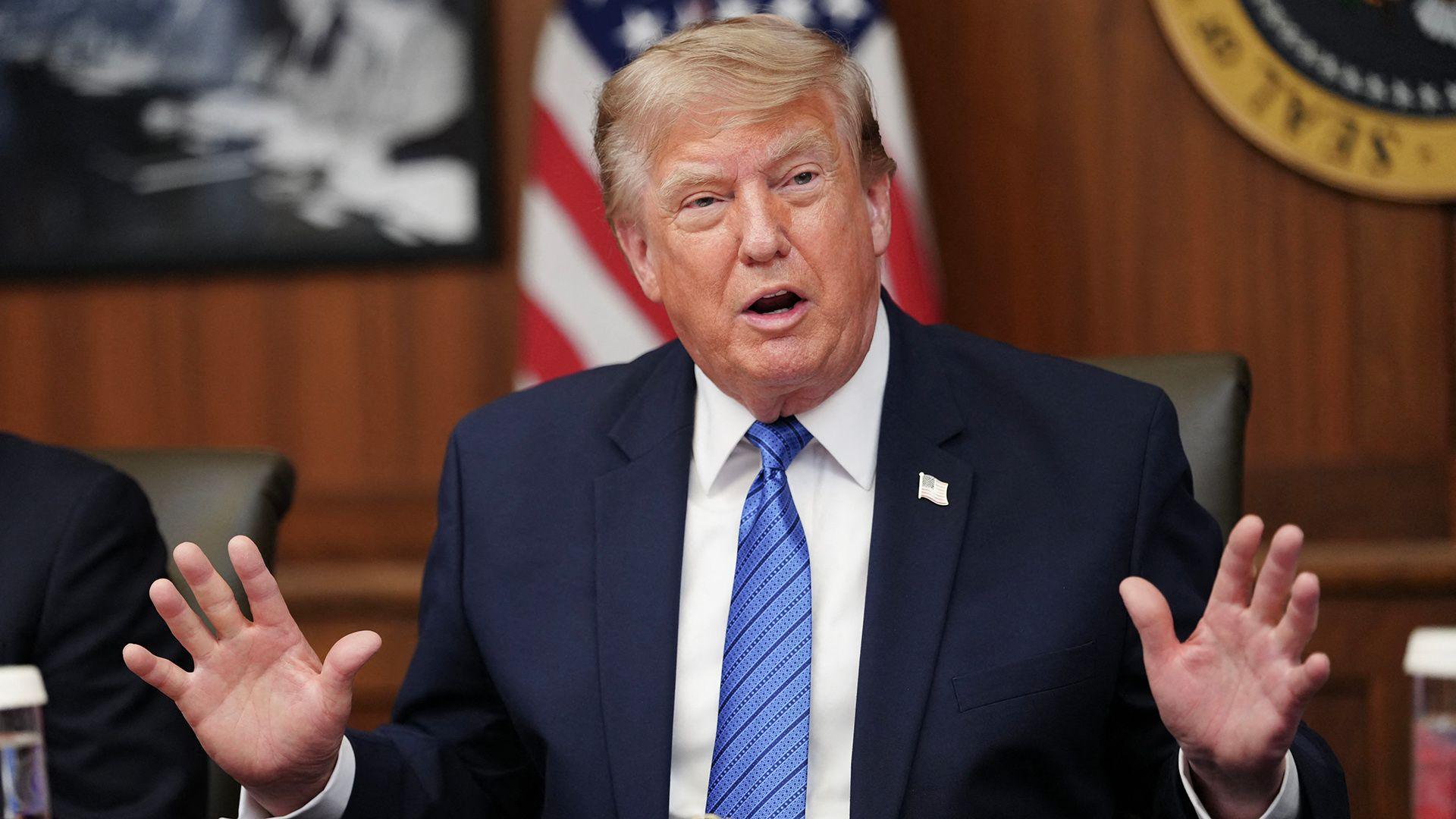 Trump dismisses US weapons shortage claims and vows to punish ‘leakers’