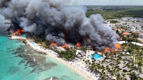 One Life Lost, 1,700 Guests Evacuated: Luxury Resort Fire in the Dominican Republic