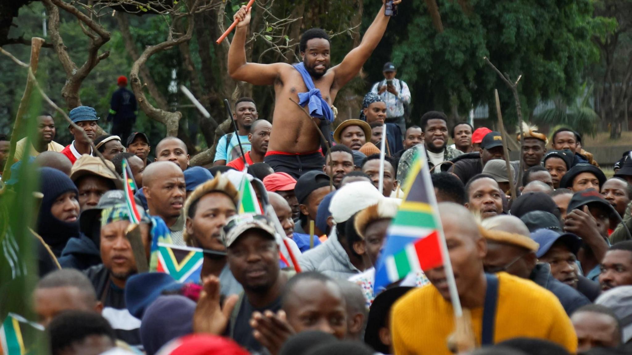 South Africa Deploys Heavy Police Presence Amid Anti‑Migrant Protests