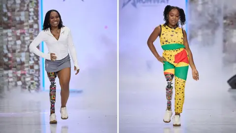 Breaking Barriers: Abena Christine Jon'el’s Powerful Message Unveiled on the Catwalk