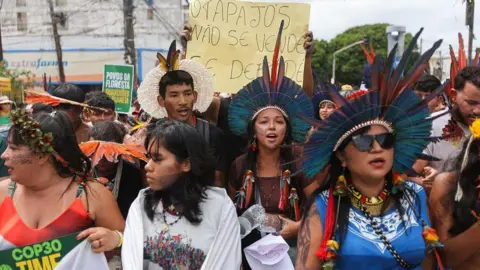 Massive Climate Protesters Rally Outside COP30 Summit in Belém