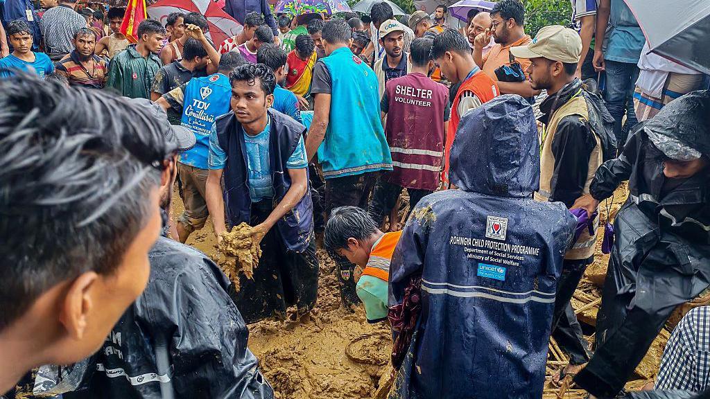 Bangladesh Landslide Claims Eight Lives at Refugee Camp School