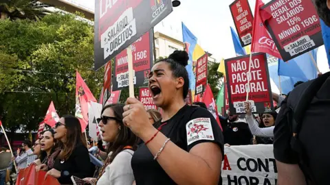 Lisbon's Streets Erupt in Protest Against Labor Law Changes