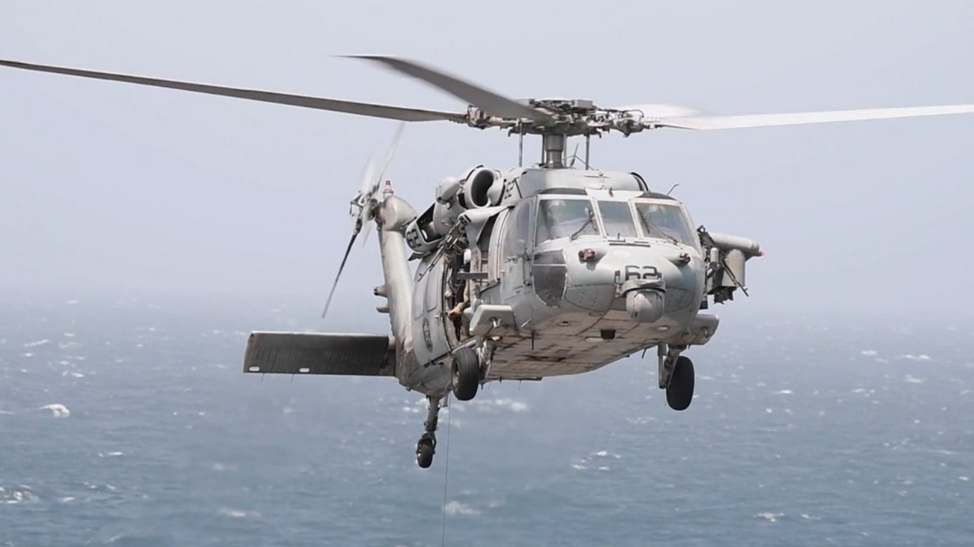 US Helicopter Fires Hellfire Missiles at Cargo Ship Violating Iranian Blockade