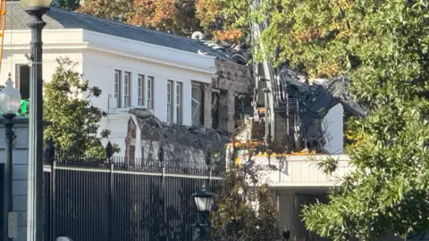 Renovations Unfold: White House East Wing Demolished for Trump's New Ballroom