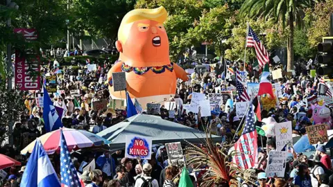 Massive 'No Kings' Protests Sweep Across the U.S. Against Trump