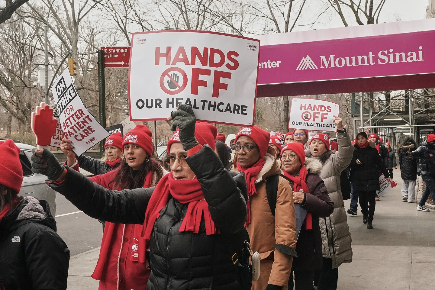 Nurses' Strike Continues as Contract Talks Resume in NYC